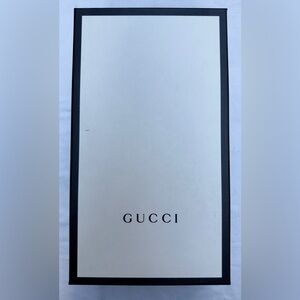 Gucci Classic White Box with Black Trim - Shoe